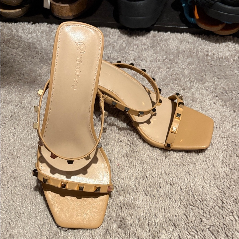 Studded Tan Sandals
